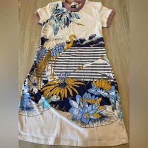 BDG floral 100% cotton T-Shirt mini dress